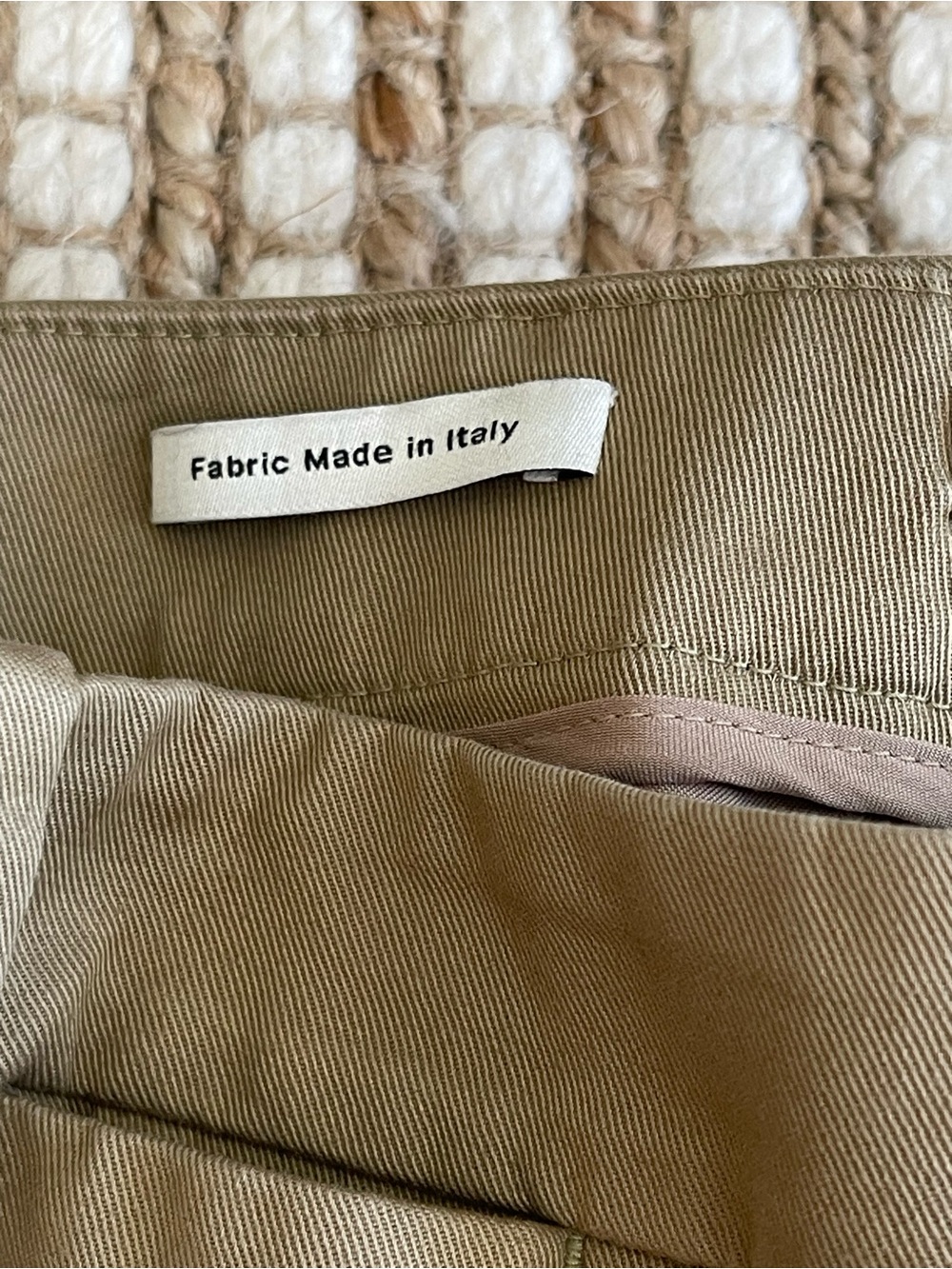 VINCE Avery Mid-Rise Italian Stretch-Cotton Chino Pant Size 6 - Picture 8 of 13
